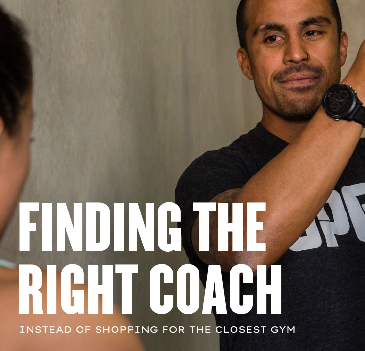 Finding the right coach